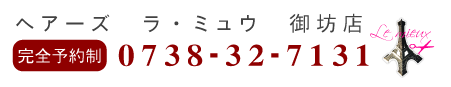完全予約制 TEL0738-32-7131